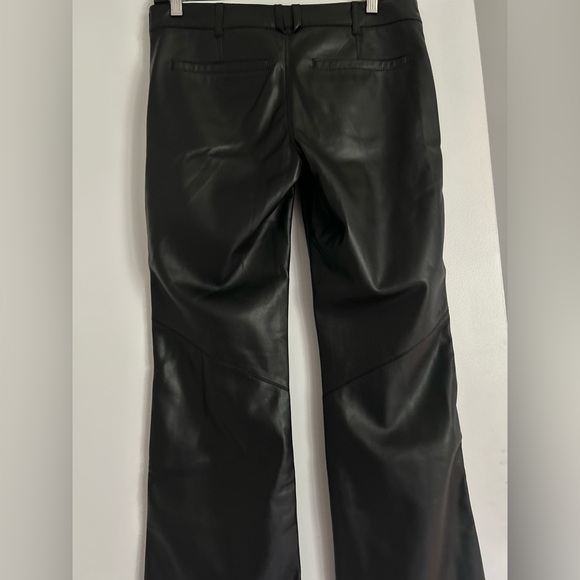 NWOT Free People Love Language Low Rise Vegan Leather Pant. Black. Size:4 - Picture 6 of 11